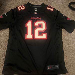 Tom Brady #12 Tampa Bay Jersey Black XL